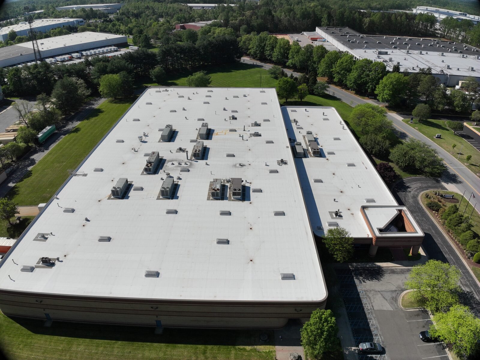 Aerial roof inspection
